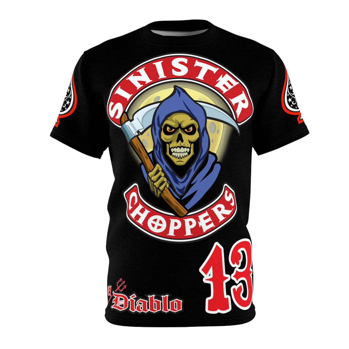 Sinister Choppers HiViz Custom Motorcycles- Reaper Super Tee - High Performance Riding Wear