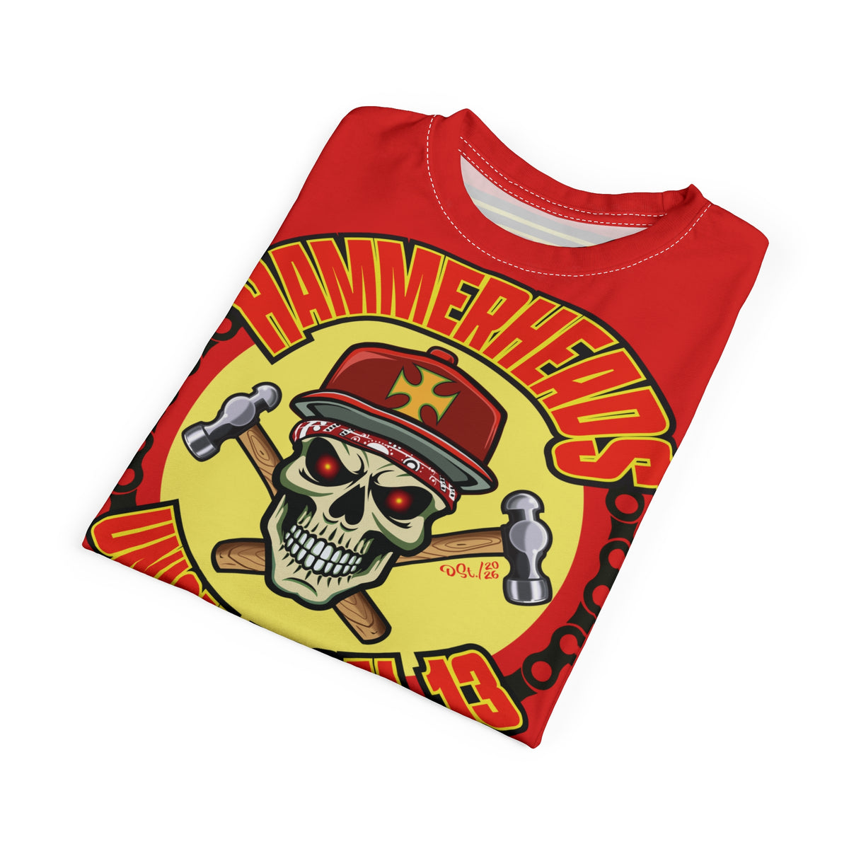 Hammerheads Union Local 13 FAFO -  Custom Motorcycle Riding Tee Shirt _ Super Comfort and Fit