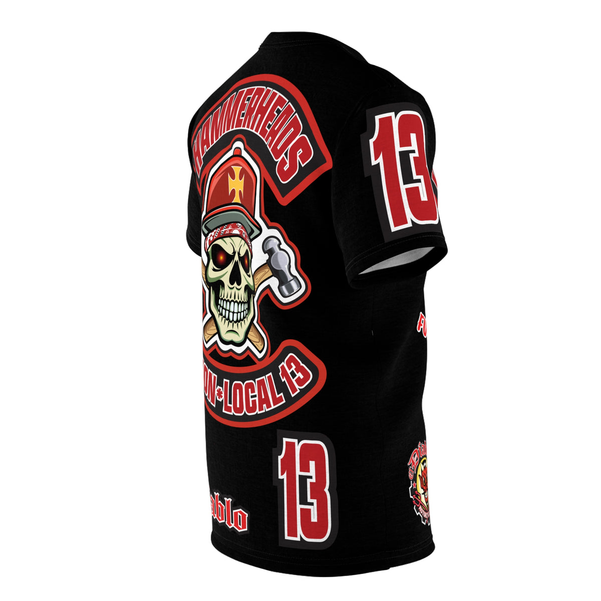 Hammerheads Union Local 13 FAFO Hardcore Biker Super Tee