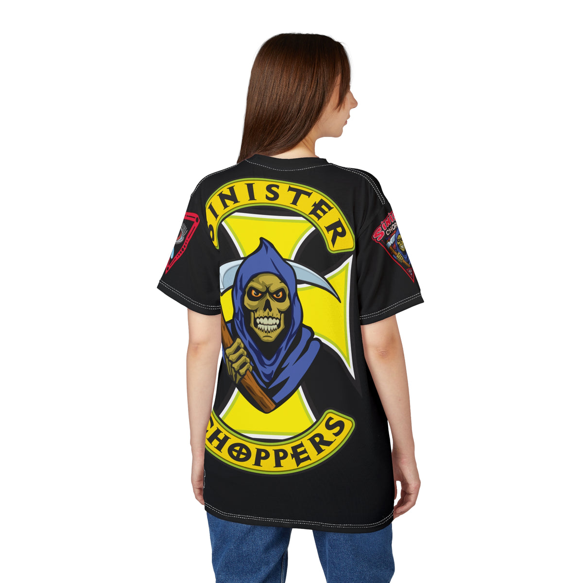 Sinister Choppers HiViz Custom Motorcycle Super Tee - High Performance Riding Wear