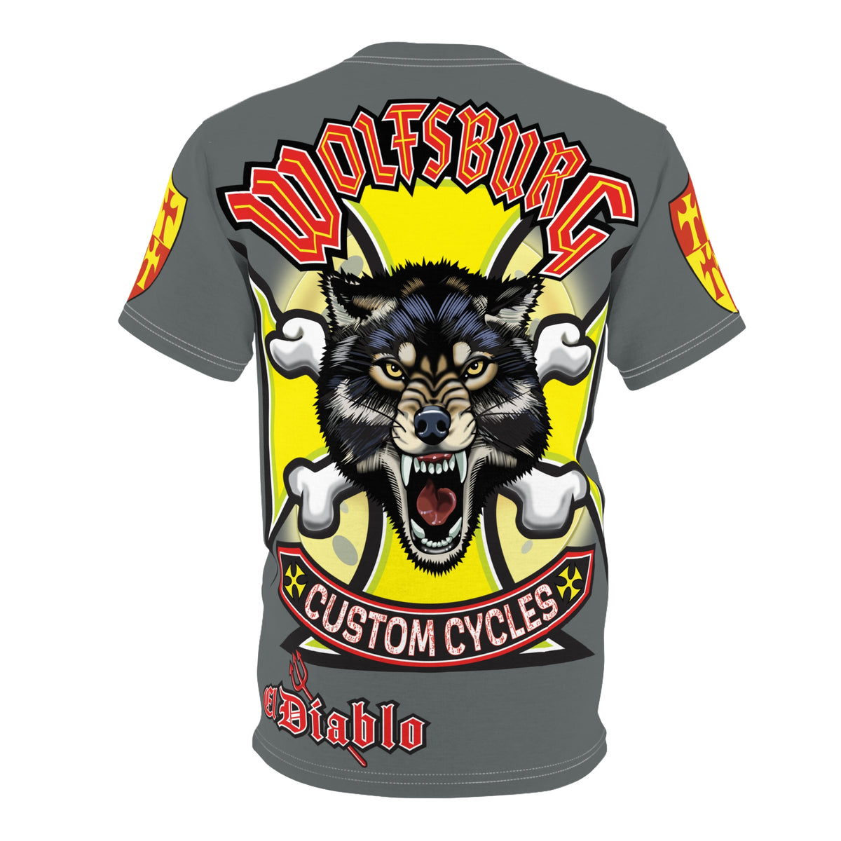 Wolfsburg Custom Cycles HiViz Super Tee - Ultimate in Riding Comfort