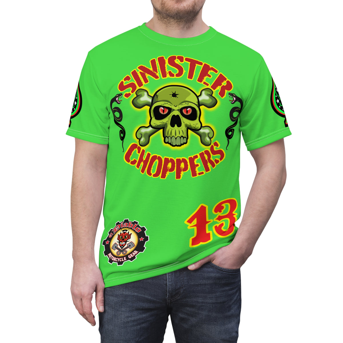 Very Special Sinister Choppers HiViZ Unisex Super Tee