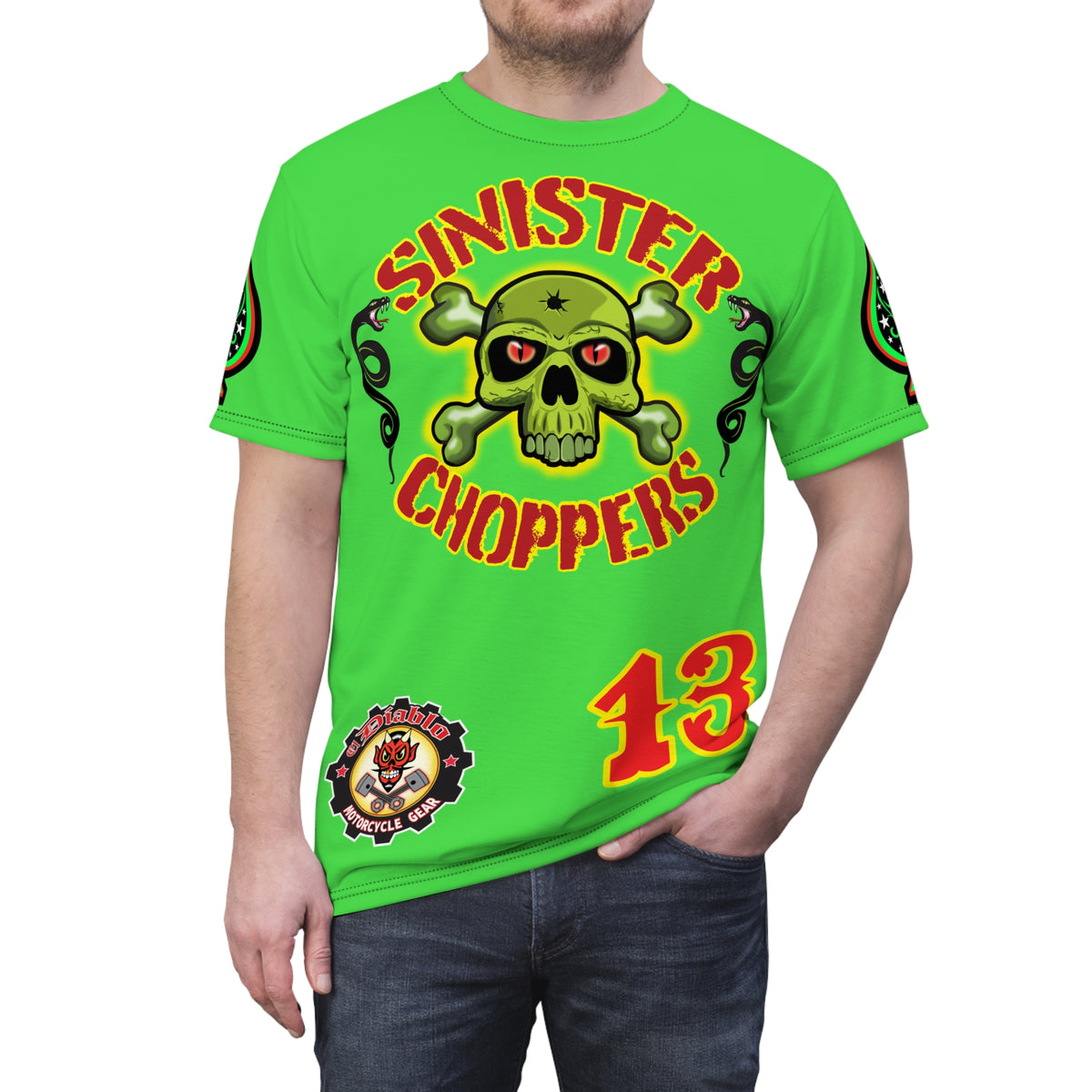 Very Special Sinister Choppers HiViZ Unisex Super Tee
