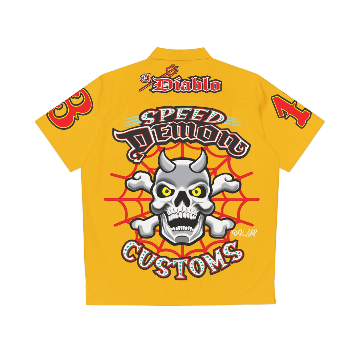 Big Bopper Men's Hawaiian Shirt - Loose, Comfortable Button Up Shirt for Easy Breezy Riding - Sizes to 5XL