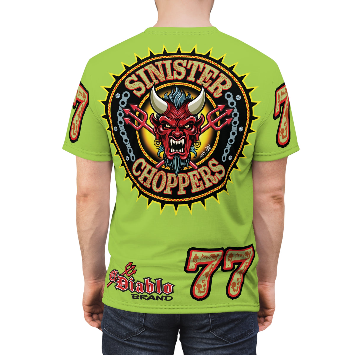VERY Special HIVIZ Sinister Choppers BIG D SUPER T— Ride Cool Look Cool in our Best Super Tee