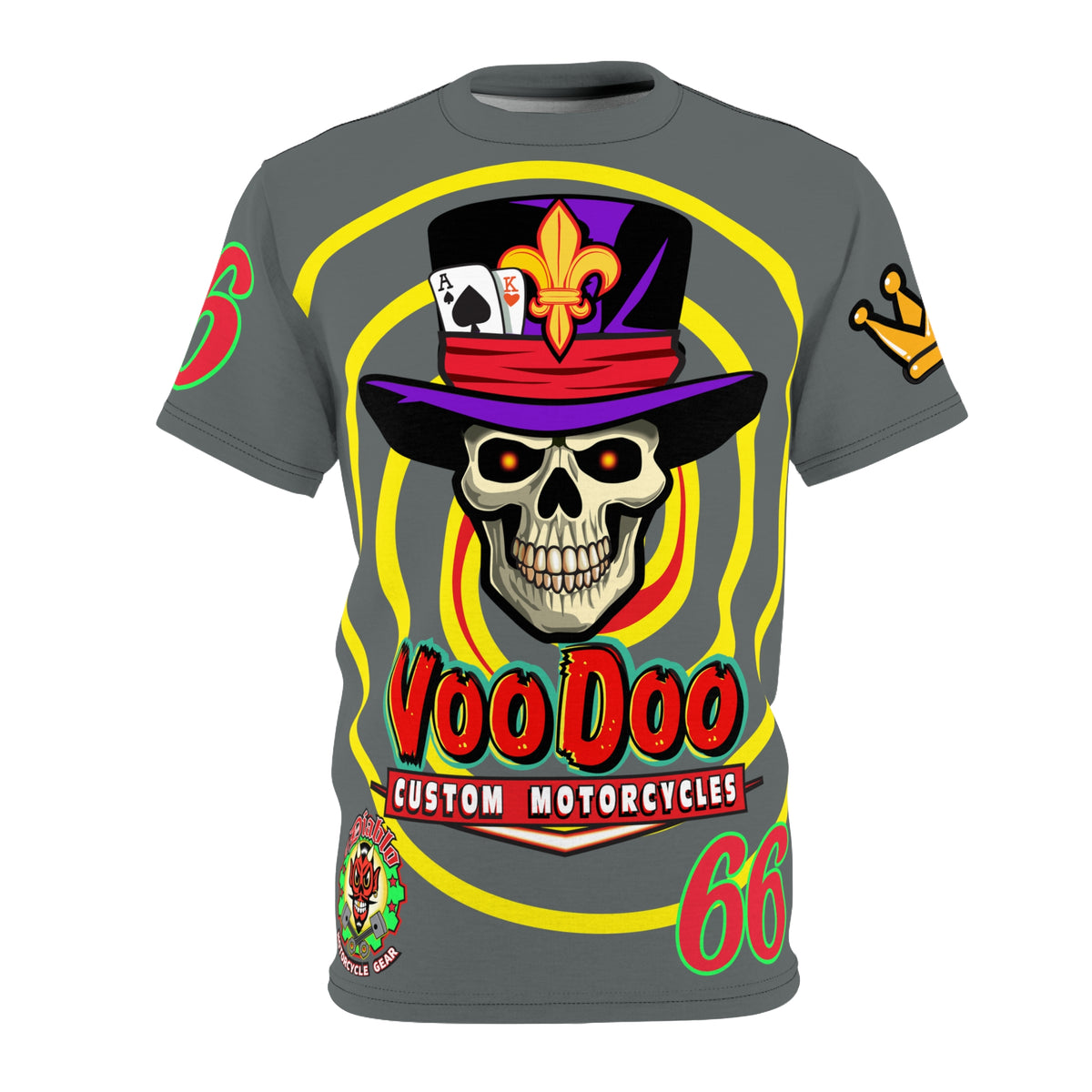 VooDoo Custom Motorcycles Crazy Hypno Wheel Design