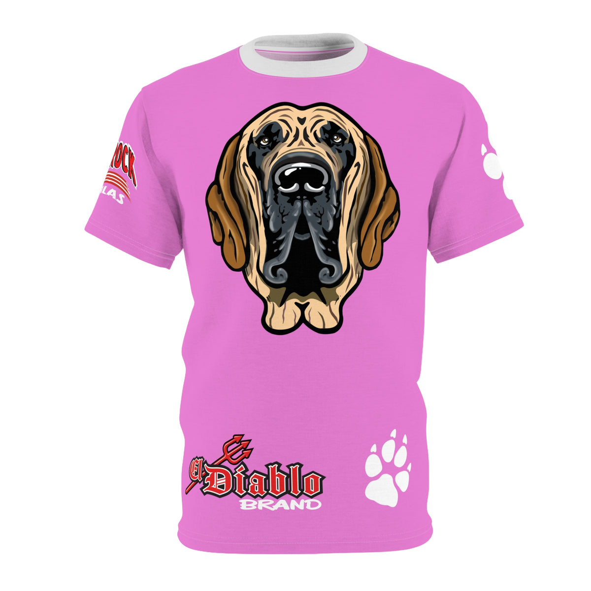 Country Rock Filas Graphic Super Tee — El Diablo Brand Paw Print T-Shirt 4Braylee