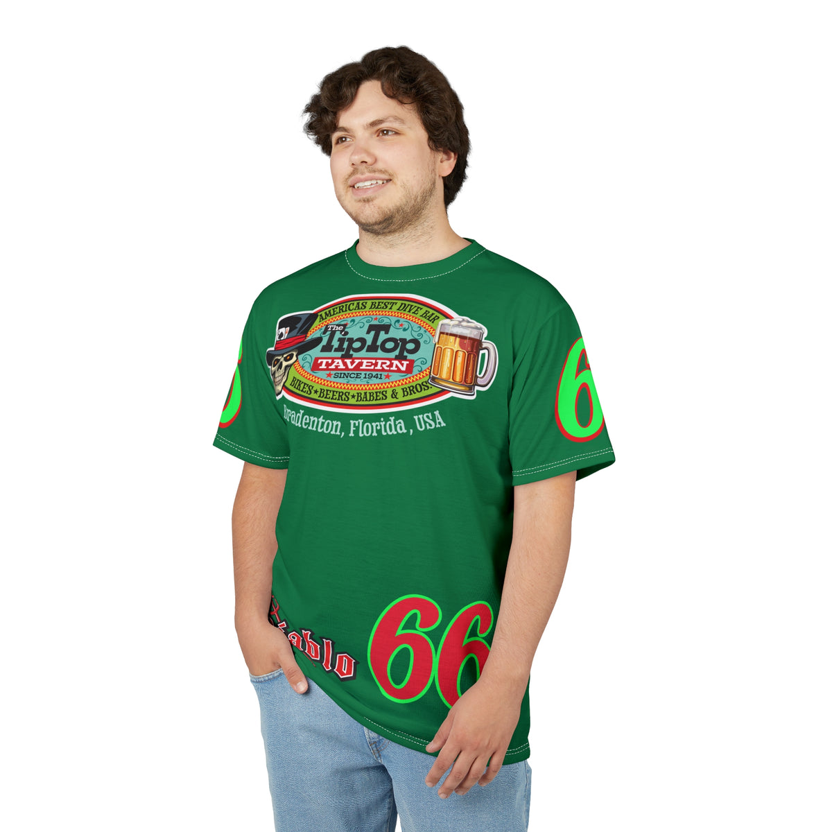 Tip Top Tavern Dive Bar Super Tee - America's Best Dive Bar - Bikes Beers Babes & Bros. -Remembering Jesse Biker Bar Tee