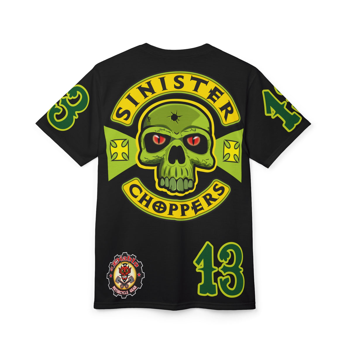 Sinister Choppers - HiViZ Super Tee - Spectacular Custom Motorcycle Riding Gear