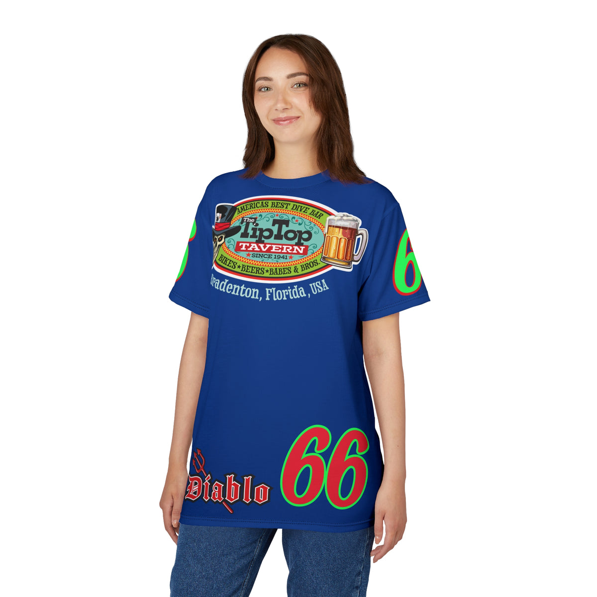Tip Top Tavern Ace of Spades Super Tee - America's Best Dive Bar - Bikes Beers Babes & Bros.