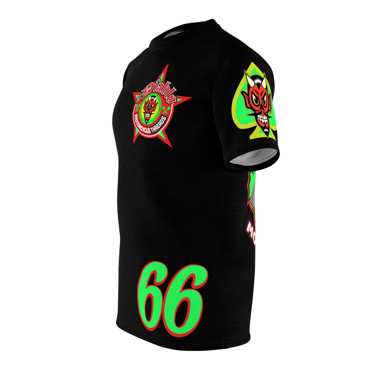 El Diablo Motorcycle Threads Unisex Super Tee - Edgy Graphic Tee for Biker Enthusiasts