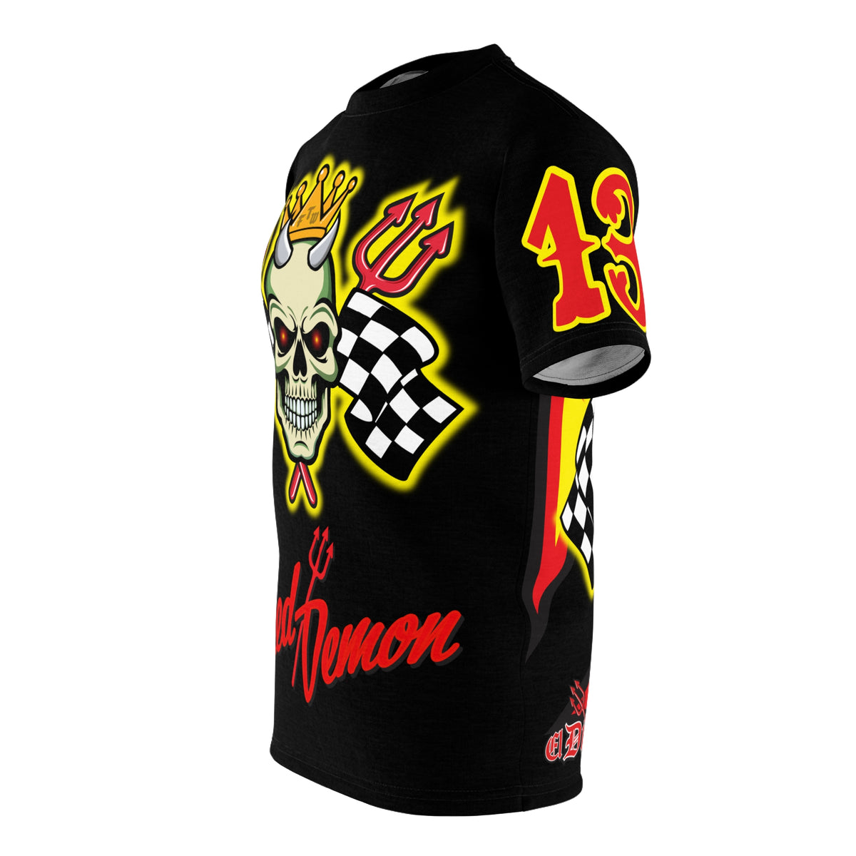 Speed Demon High Performance Unisex Super Tee - Edgy Racing Skull Design