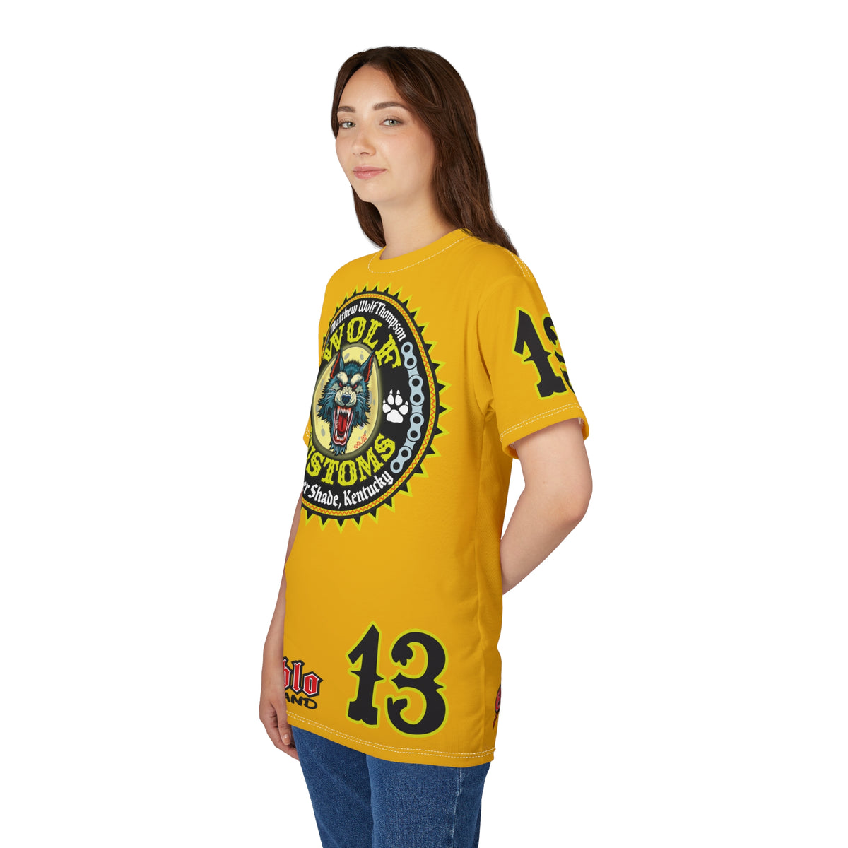 MWT Wolf Customs '66 Graphic Super  Tee — Retro Motorcycle Club Shirt The Best Biker Riding Tee EVER !!!