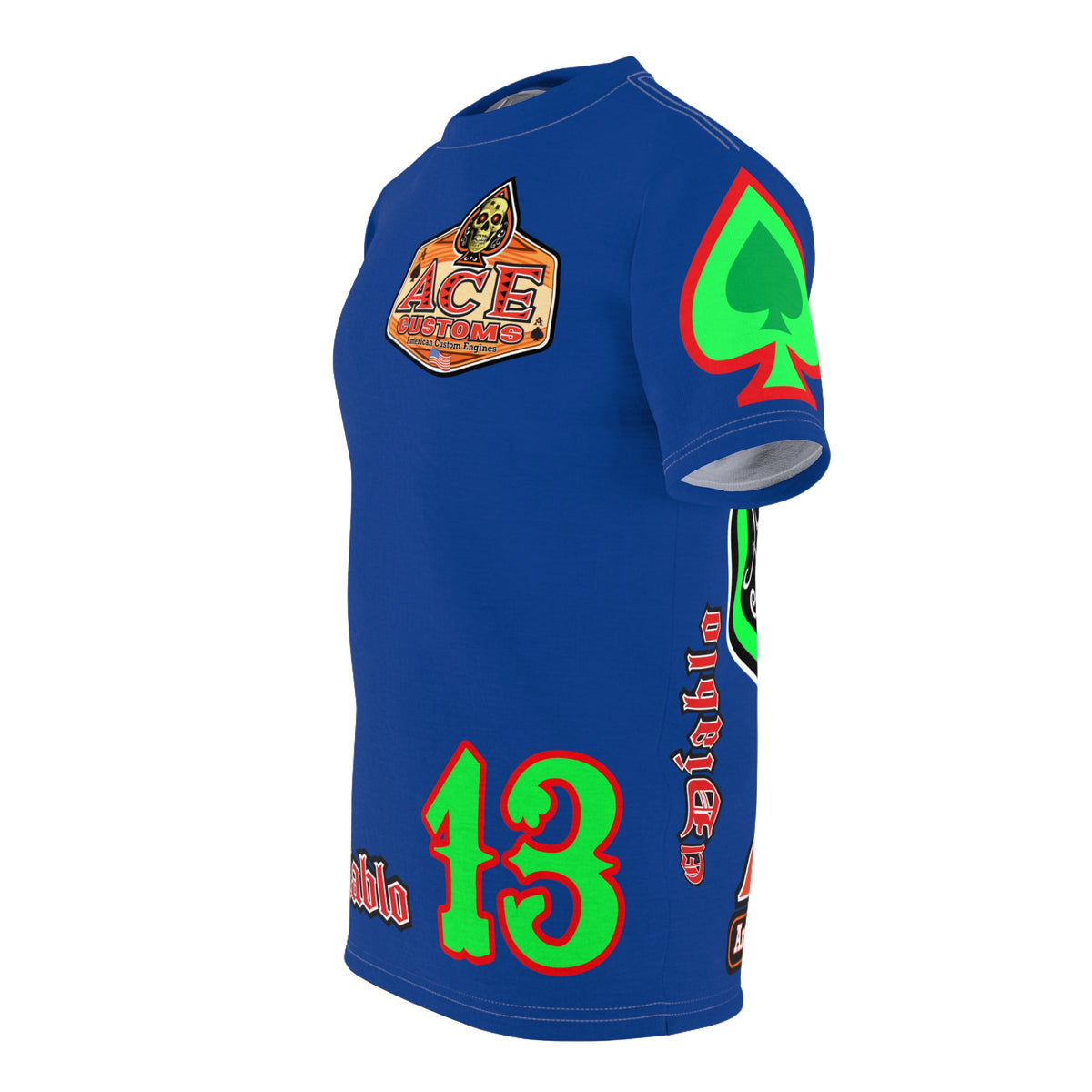 SRT American Custom Engines ACE - Special Double Tap  Ace of Spades High Visibility Graphics