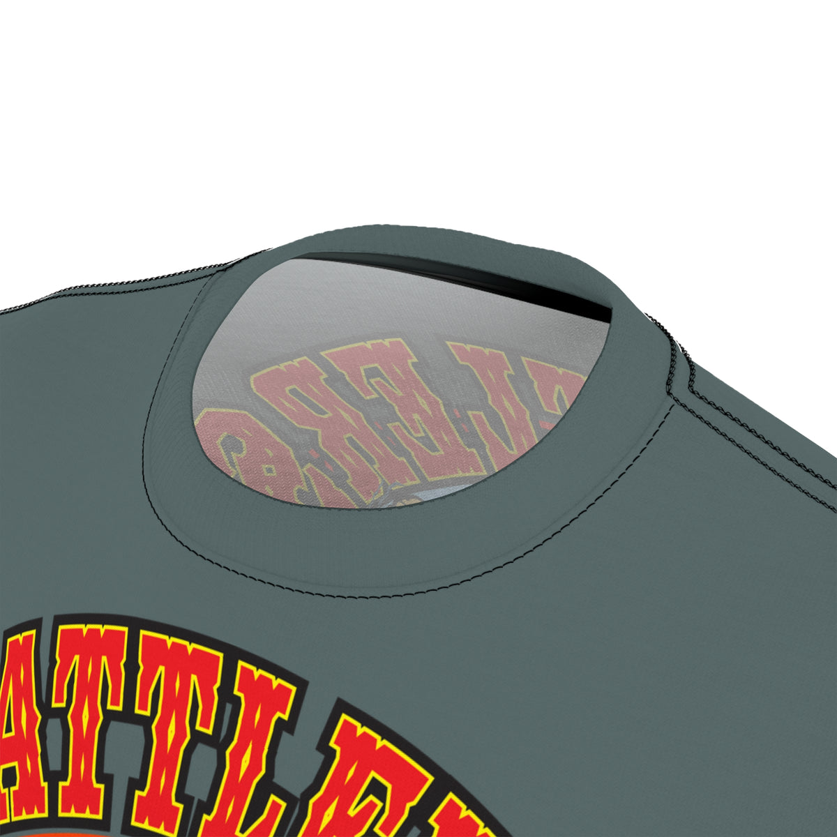 Rattlers Saloon  GREASY GREY SUPER TEE — Vintage Biker 66 Graphic Shirt