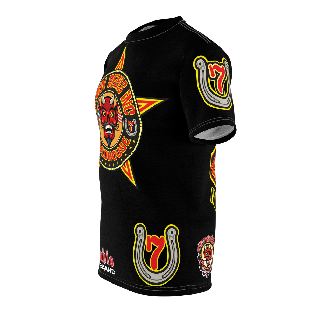 Seven Devils Inc. Roadhouse Graphic Tee - Motorcycle Custom Riding Super Tee
