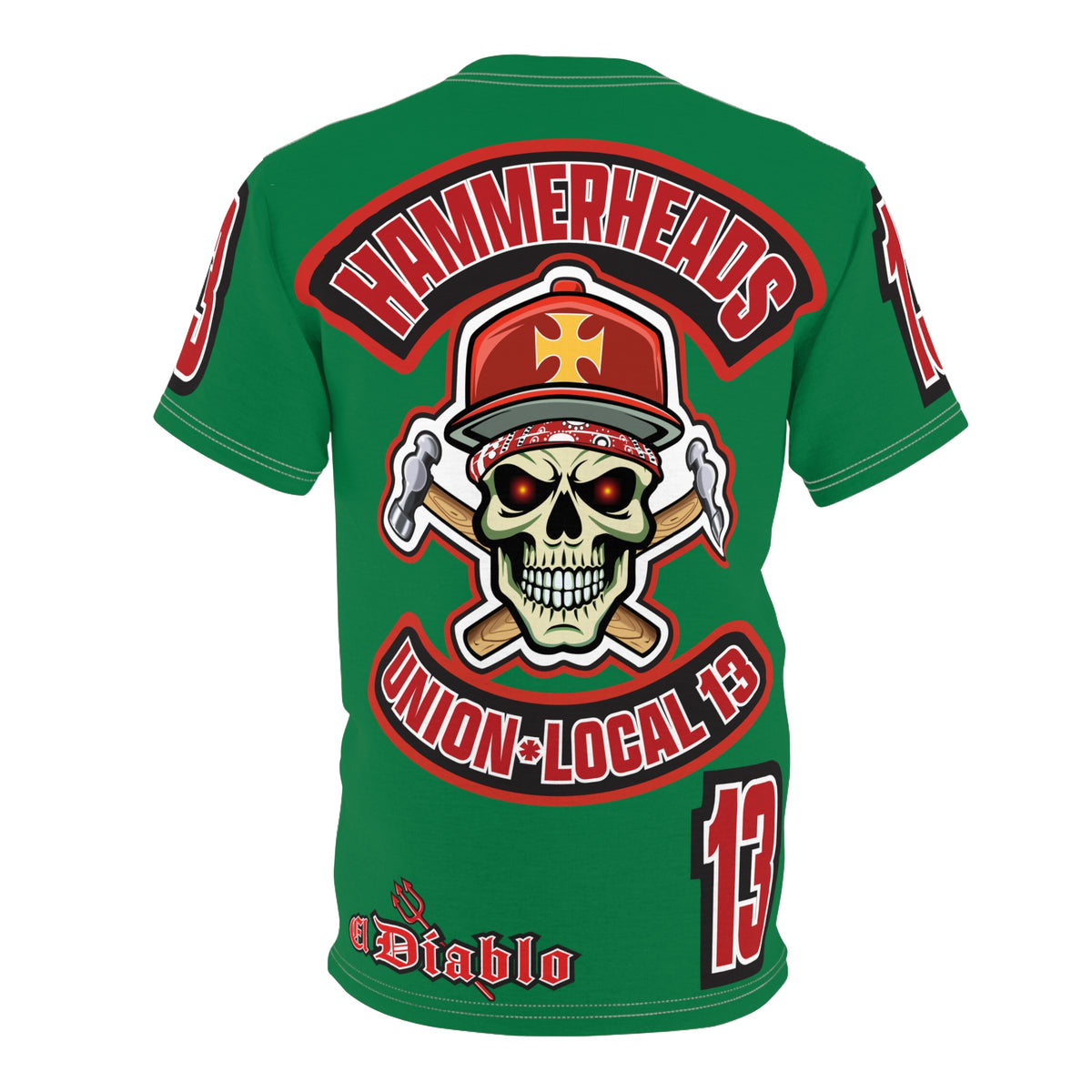 Hammerheads Union Local 13 - Special Wicking Material for Cool Riding Comfort