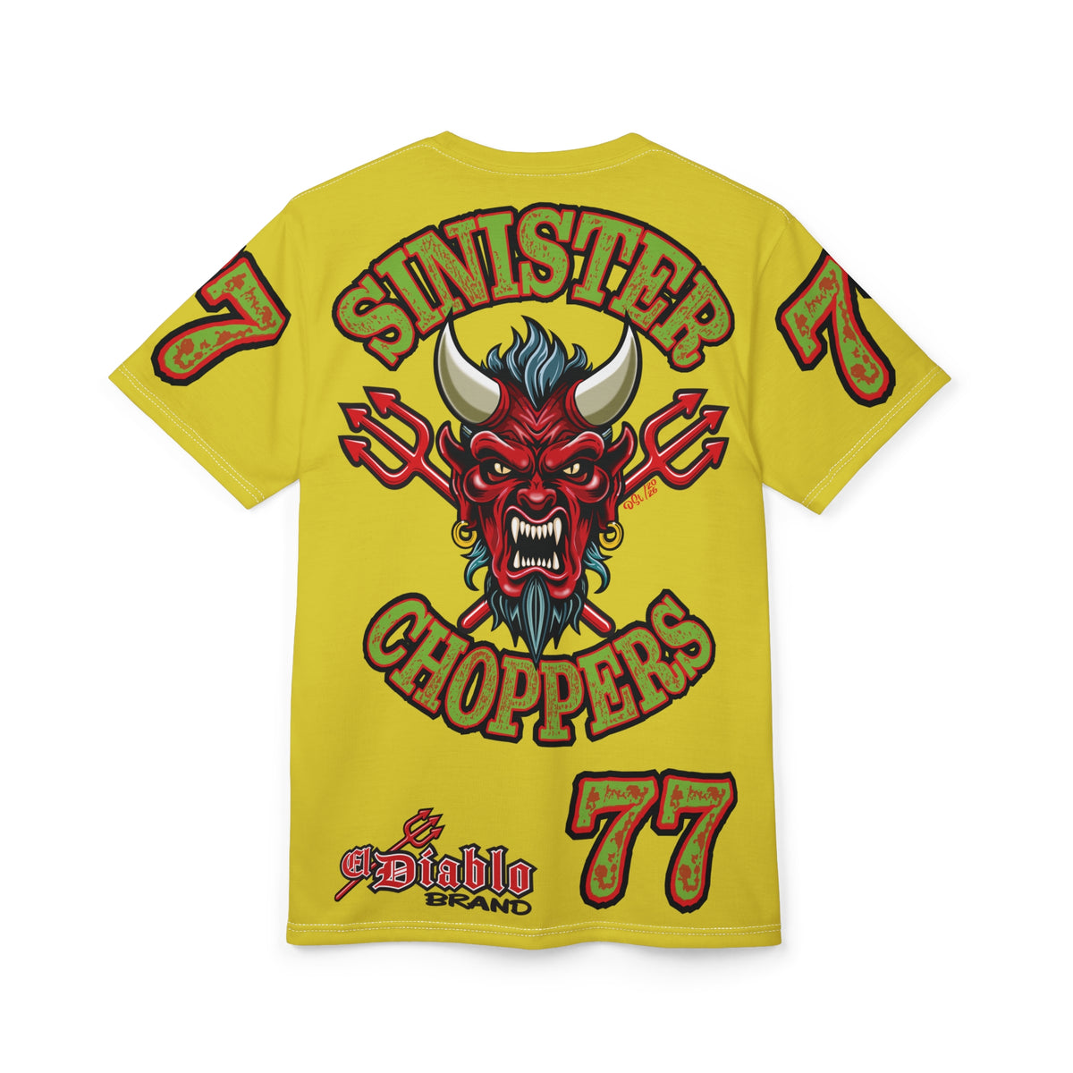 VERY Special HIVIZ Sinister Choppers BIG D SUPER T— Ride Cool, Look Cool in our Best Super Tee
