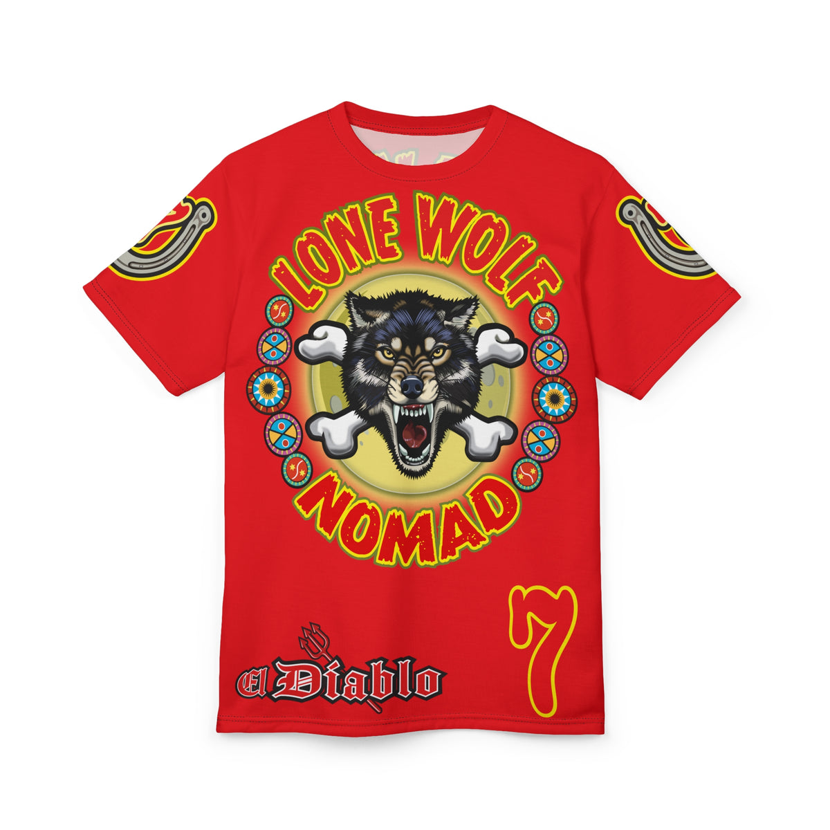Lone Wolf Nomad HiViz Super Tee - Special Design for Independent No Club Riders