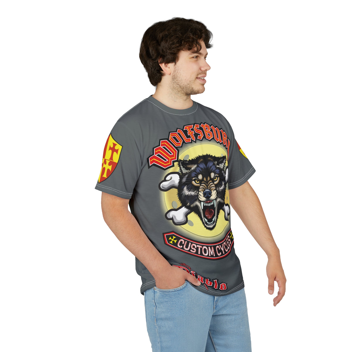 Wolfsburg Custom Cycles HiViz Super Tee - Ultimate in Riding Comfort