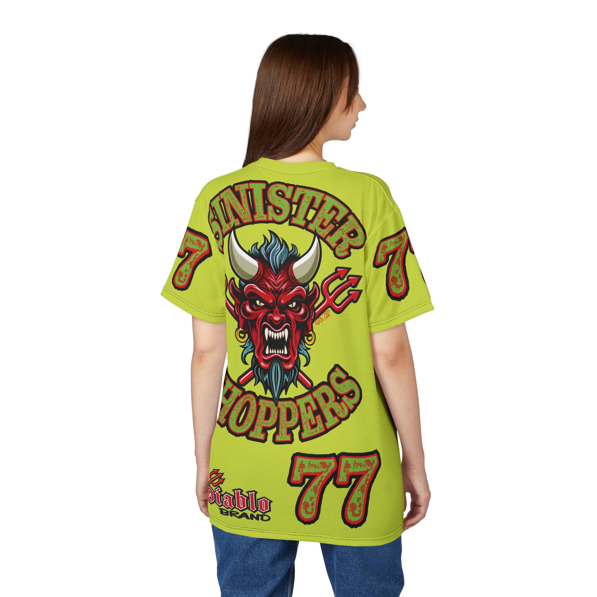 VERY Special HIVIZ Sinister Choppers MR GREEN SUPER T— Ride Cool, Look Cool in our Best Super Tee