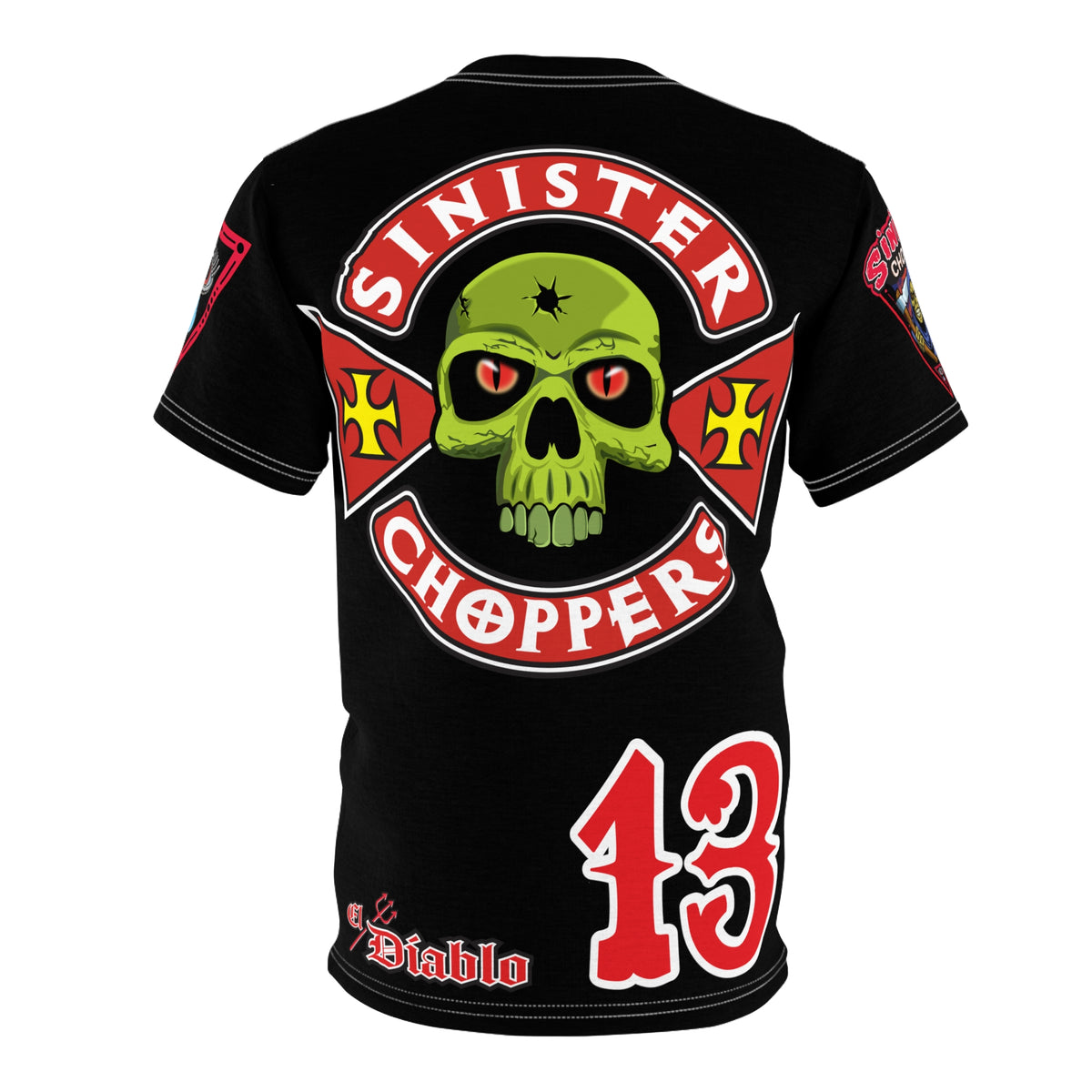 Sinister Choppers HiViz Super Tee - Outrageous Biker Gear