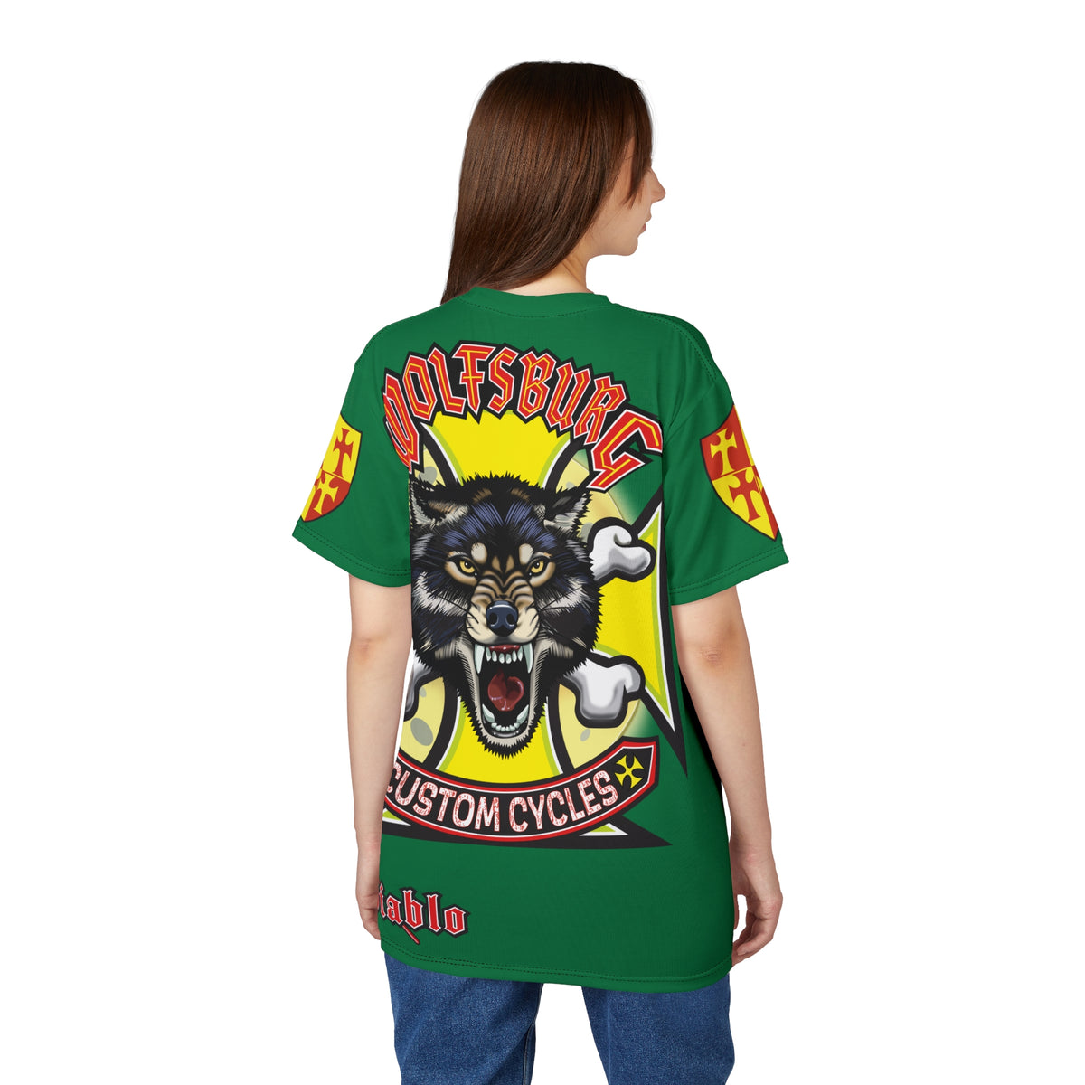 Wolfsburg Custom Cycles HiViz Super Tee - Ultimate in Riding Comfort