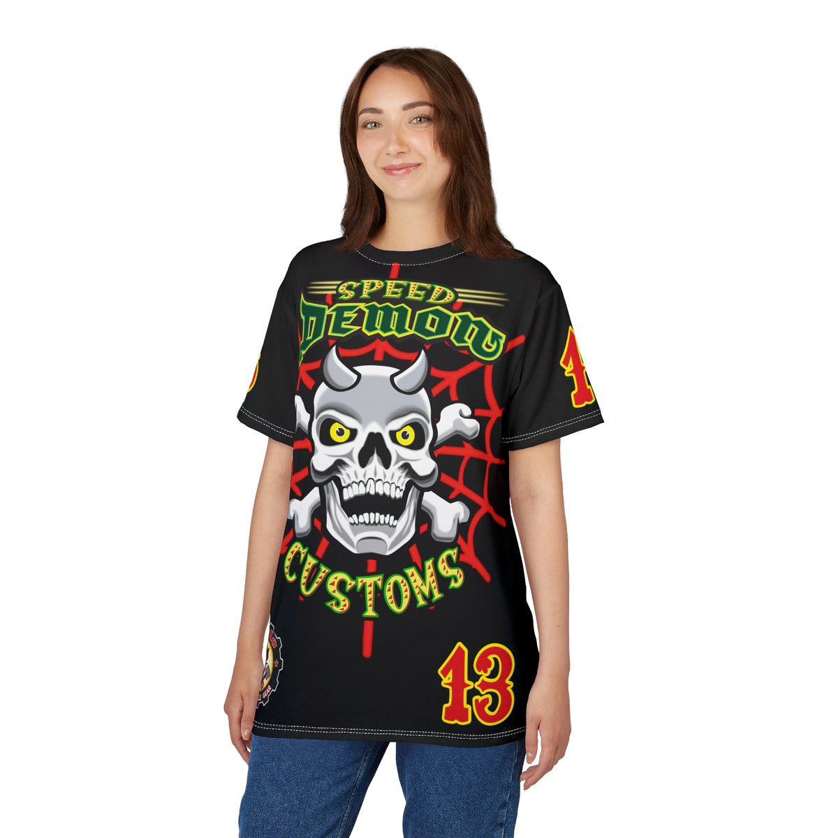 Speed Demon HiViZ Riding Super Tee - Superior Riding Comfort- The Intimidator