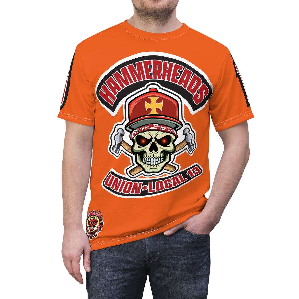 HammerHeads Union Local 13 - HiViz Unisex Riding Super Tee