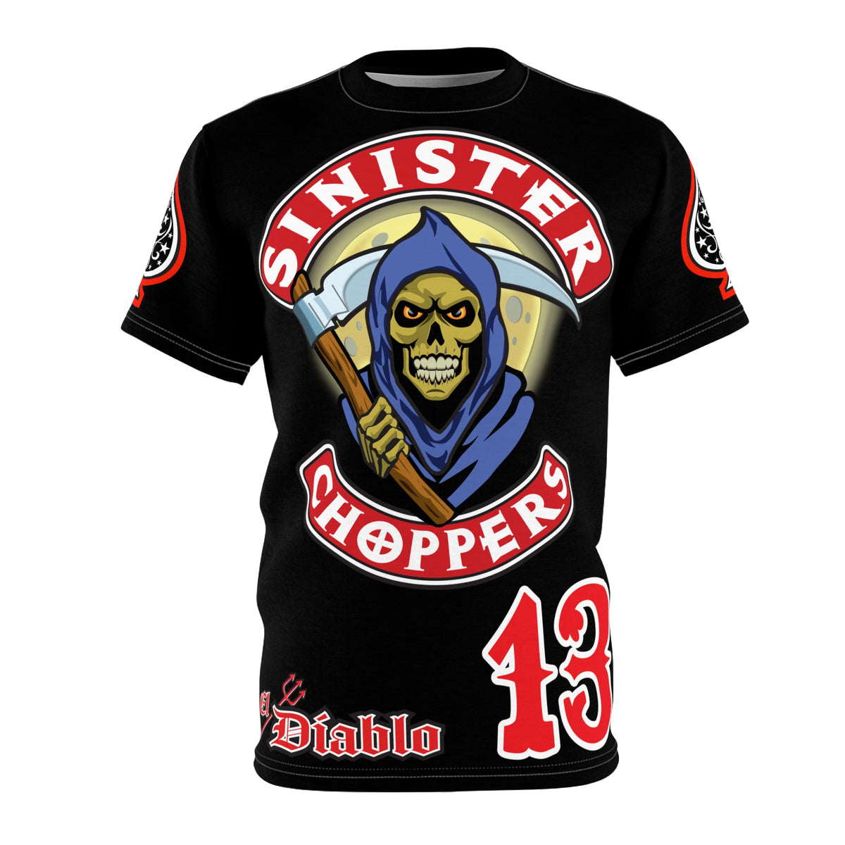 Sinister Choppers HiViz Custom Motorcycles- Reaper Super Tee - High Performance Riding Wear