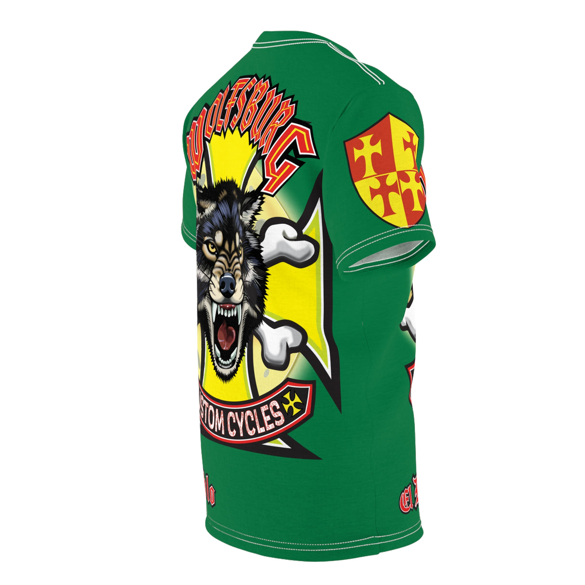 Wolfsburg Custom Cycles HiViz Super Tee - Ultimate in Riding Comfort
