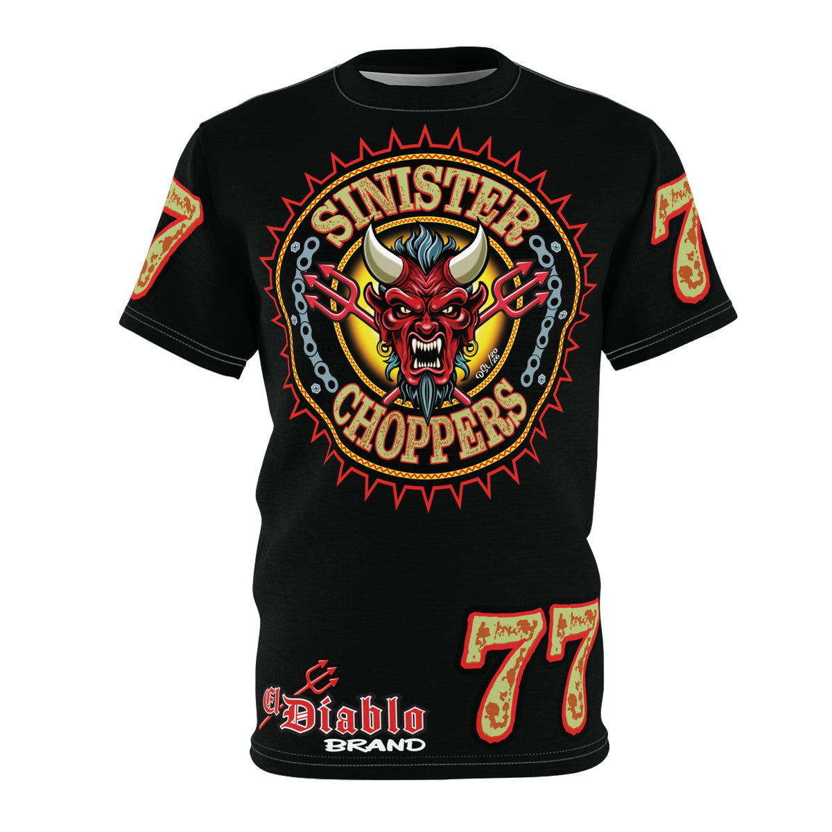 Sinister Choppers BLACKSTAR SPECIAL SUPER T— Ride Cool Look Cool in our Best Super Tee