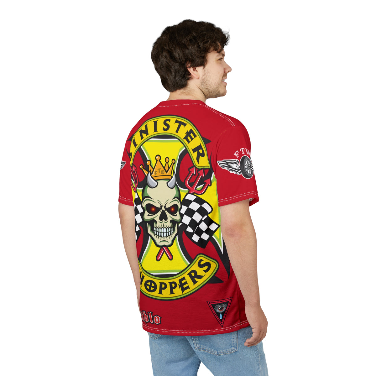 Sinister Choppers HiViz Super Tee - Custom Designed Motorcycle Riding Gear
