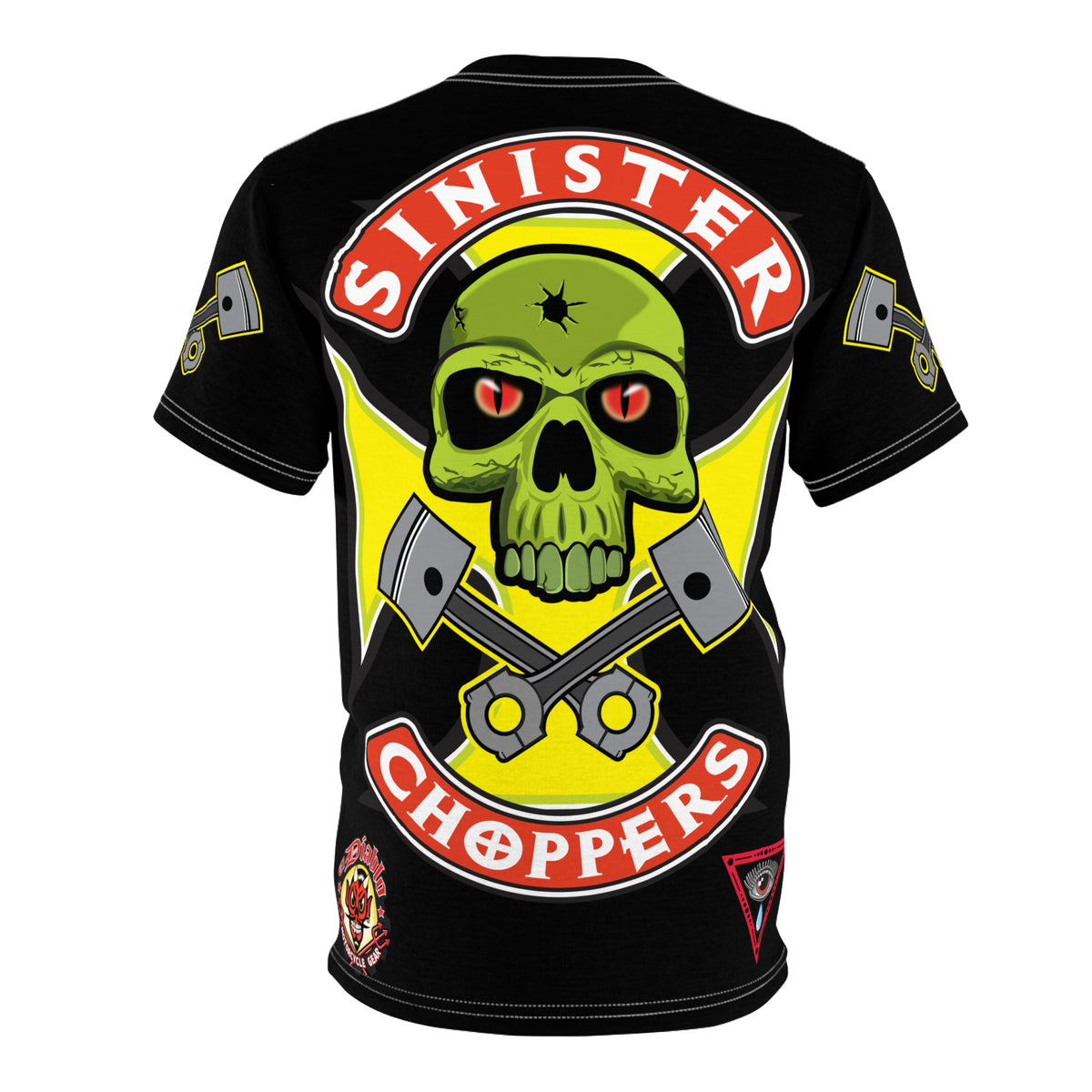 Sinister Choppers HiViz Super Cool Performance Riding Tee Shirt