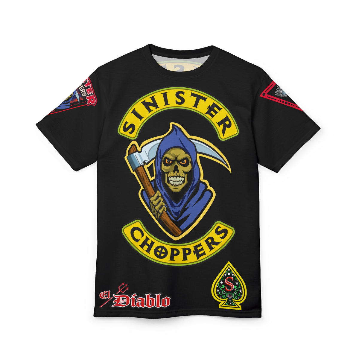 Sinister Choppers - Reaper - HiViZ Super Tee - See & Be Seen - Spectacular Custom Motorcycle Riding Gear