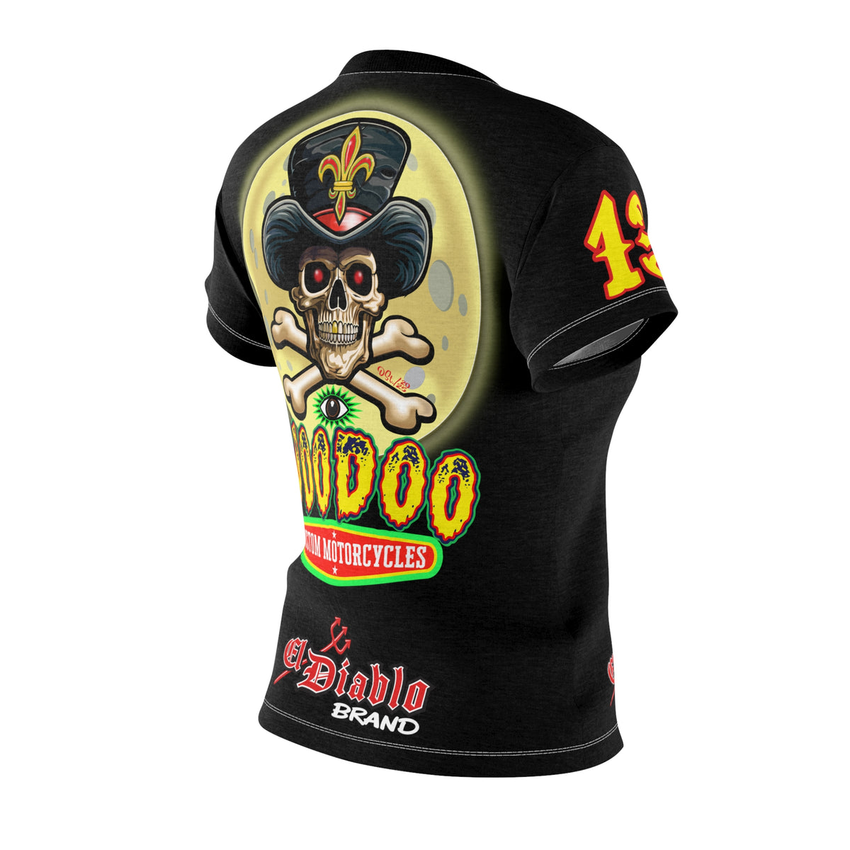 Women's Cut VooDoo Custom Motorcycles Graphic Tee — HiviZ Graphics