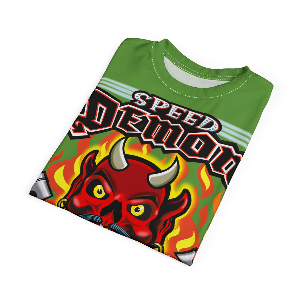 Speed Demon Custom HiViz Unisex Tee - Bold Graphic Harley Enthusiast Super T