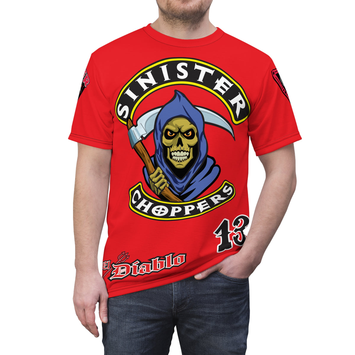 Sinister Choppers HiViz Super Tee - High Performance Motorcycle Riding Gear