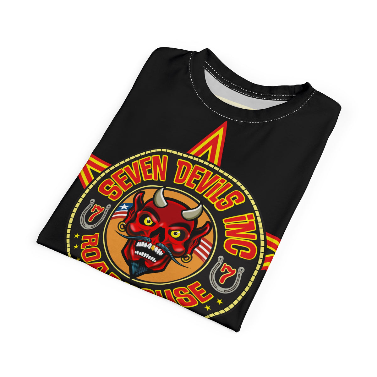 Seven Devils Inc. Roadhouse Graphic Tee - Motorcycle Custom Riding Super Tee