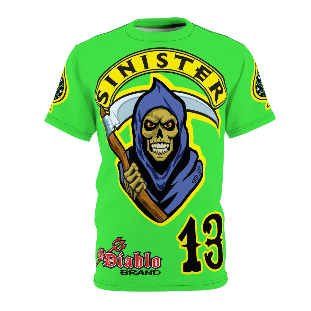 VERY SPECIAL  Sinister Choppers Custom Motorcycles - Custom  HiViZ LUMINA  Super Riding Tee - High Performance Riding Wear