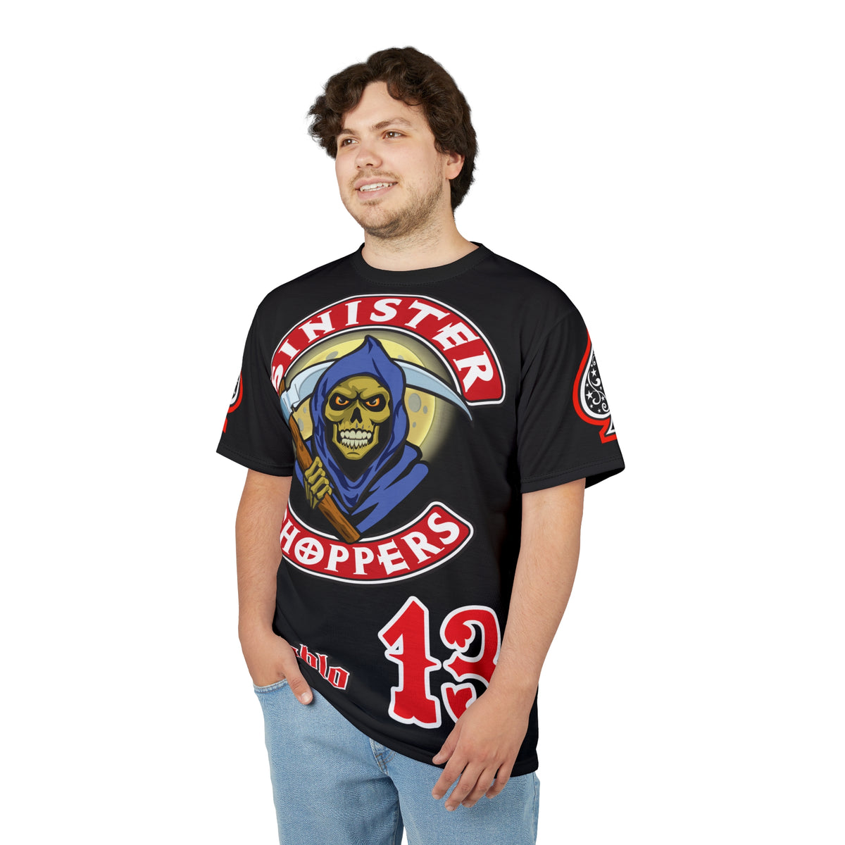 Sinister Choppers HiViz Custom Motorcycles- Reaper Super Tee - High Performance Riding Wear