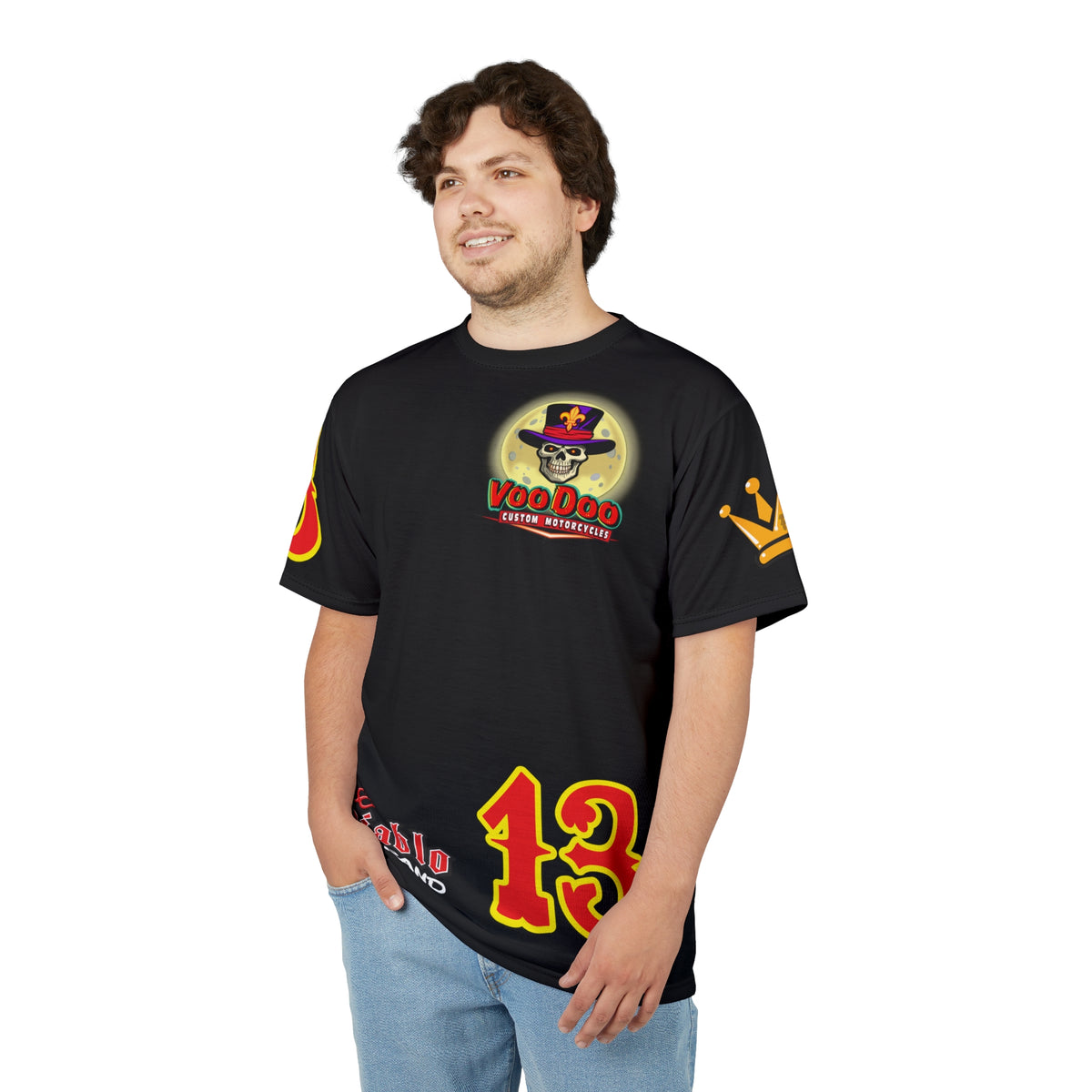 SRT VooDoo Custom Motorcycles Graphic Biker Tee - The Ultimate Riding Gear