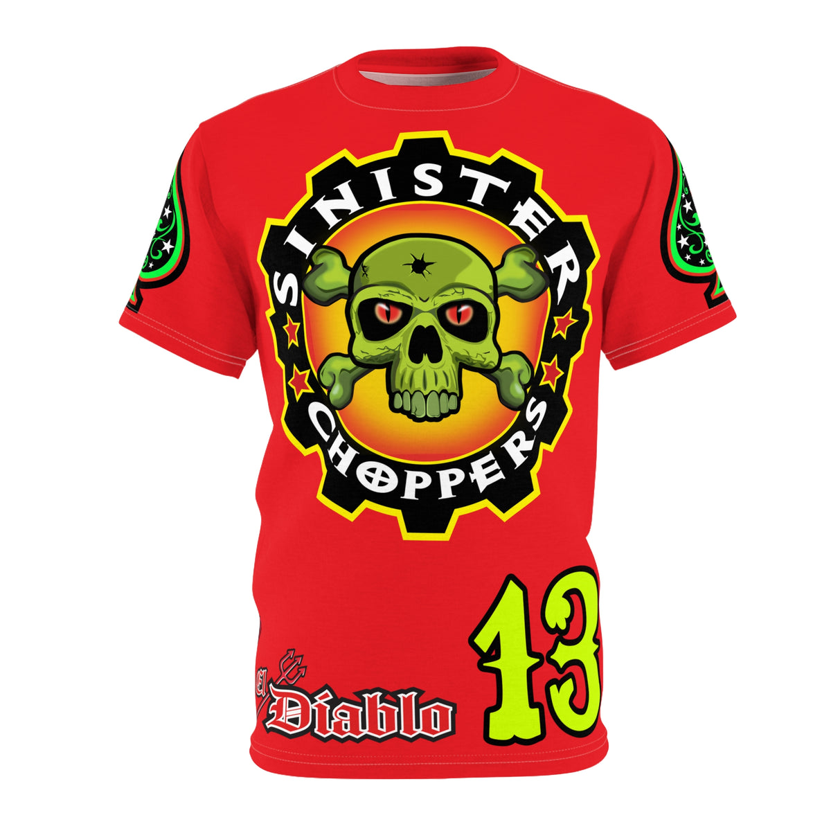 Sinister Choppers Red Baron Spectacular Road Warrior Super Tee