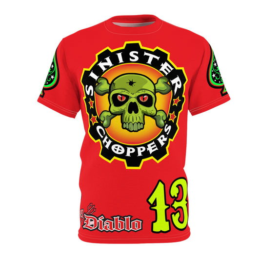 Sinister Choppers Red Baron Spectacular Road Warrior Super Tee