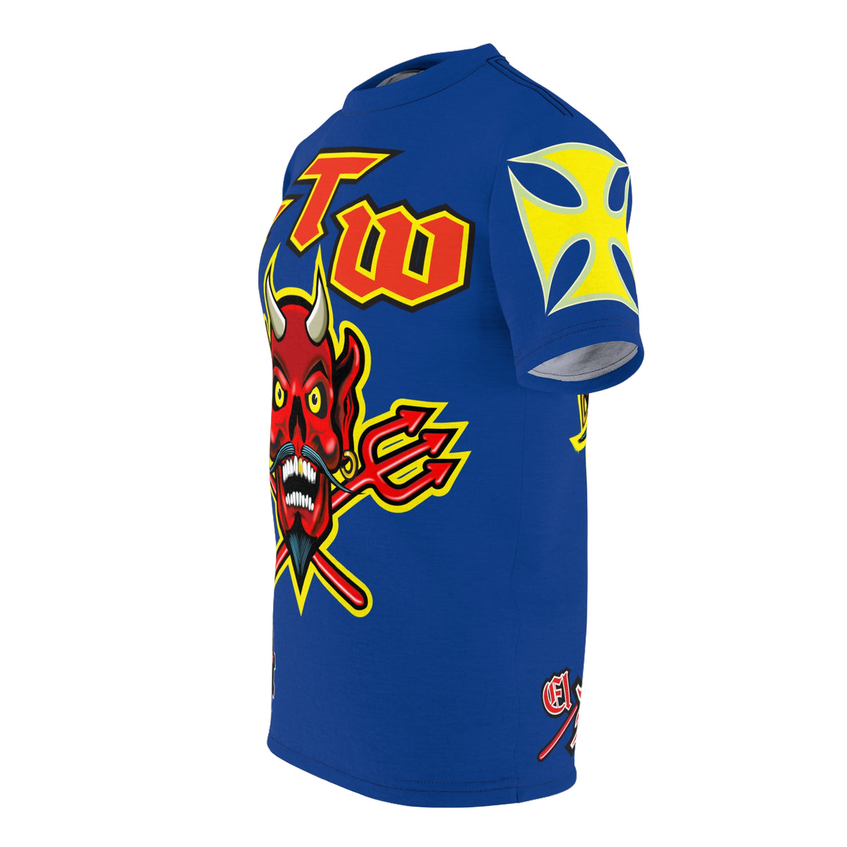 FTW Motorcycle Riders Super Tee - Edgy HiViz Colour Graphics - Show Your Attitude in Style