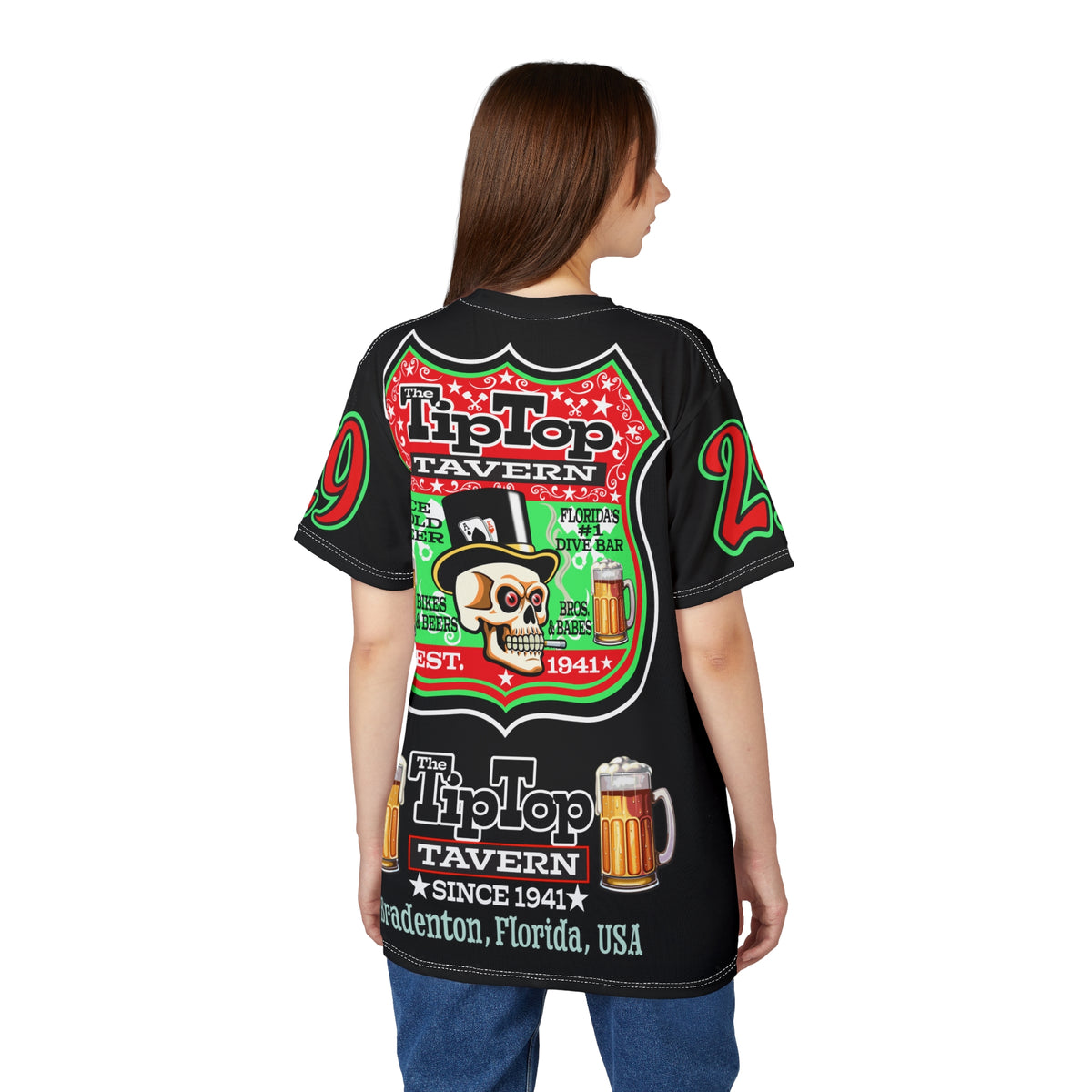 Tip Top Tavern Dive Bar Super Tee - America's Best Dive Bar, Bikes Beers Babes & Bros. - Biker Bar Tee