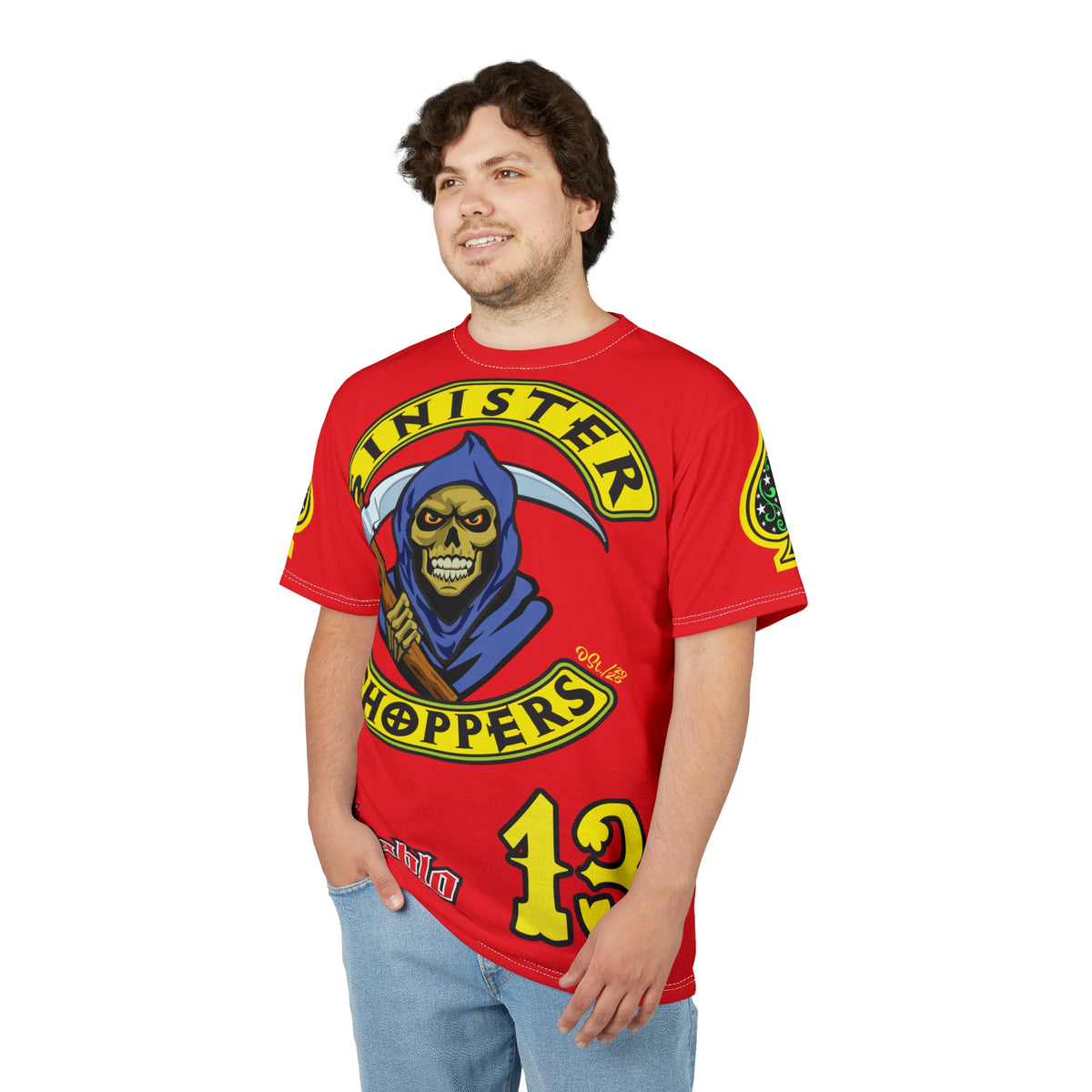 Sinister Choppers Custom Motorcycles - Reaper HiViZ Super Tee - High Performance Riding Wear