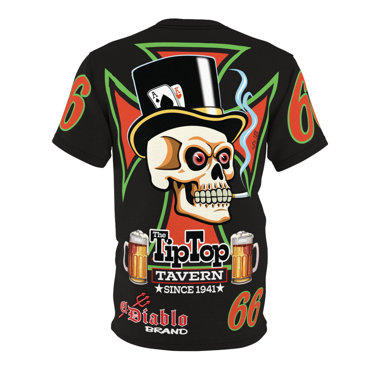 Tip Top Tavern Dive Bar Super Tee - America's Best Dive Bar, Bikes Beers Babes & Bros. - Biker Bar Tee