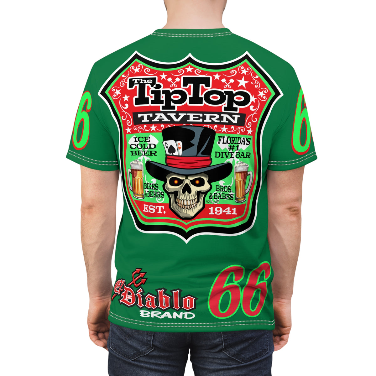 Tip Top Tavern Super Tee - America's Best Dive Bar - Bikes Beers Babes & Bros.