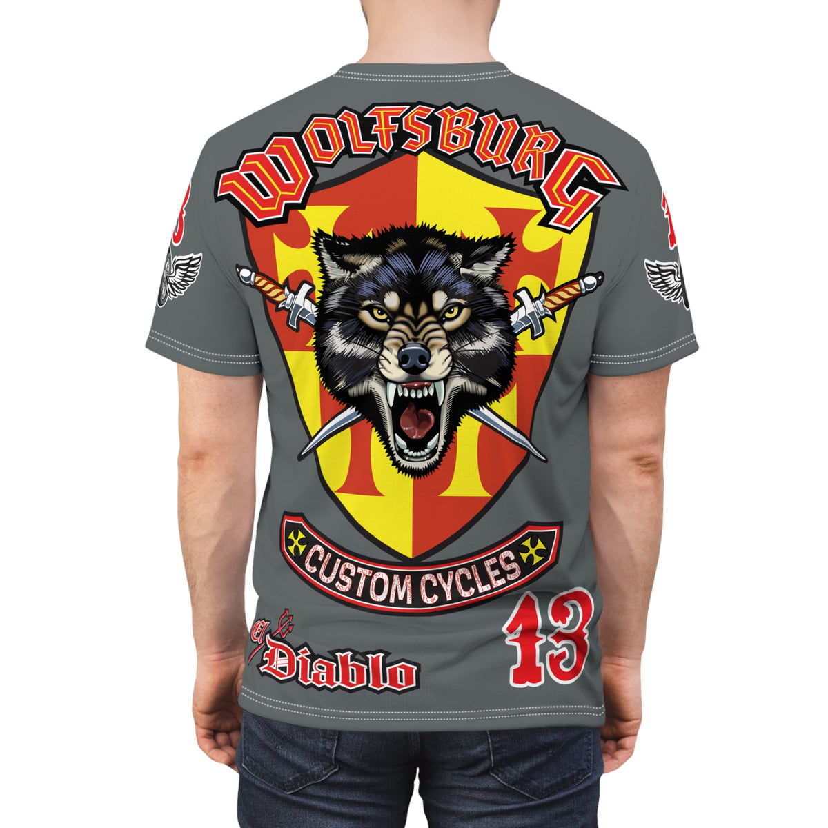 Wolfsburg Custom Cycles HiViz Super Tee - High Performance Motorcycle Riding Tee